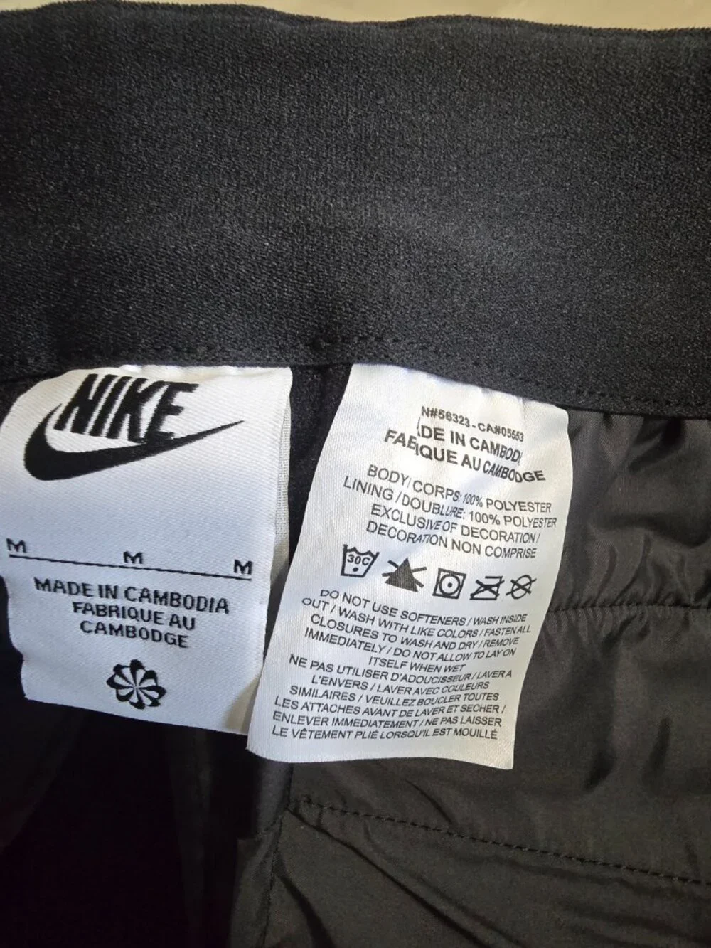 Nike WMNS Sportswear Tailored Trouser Pants HV5141-010 Sz Medium Black